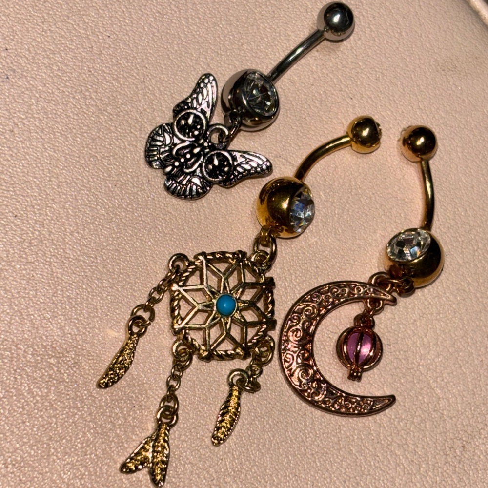 Jewelry Bundle Bellybutton Rings (Navel Piercing) NWOT